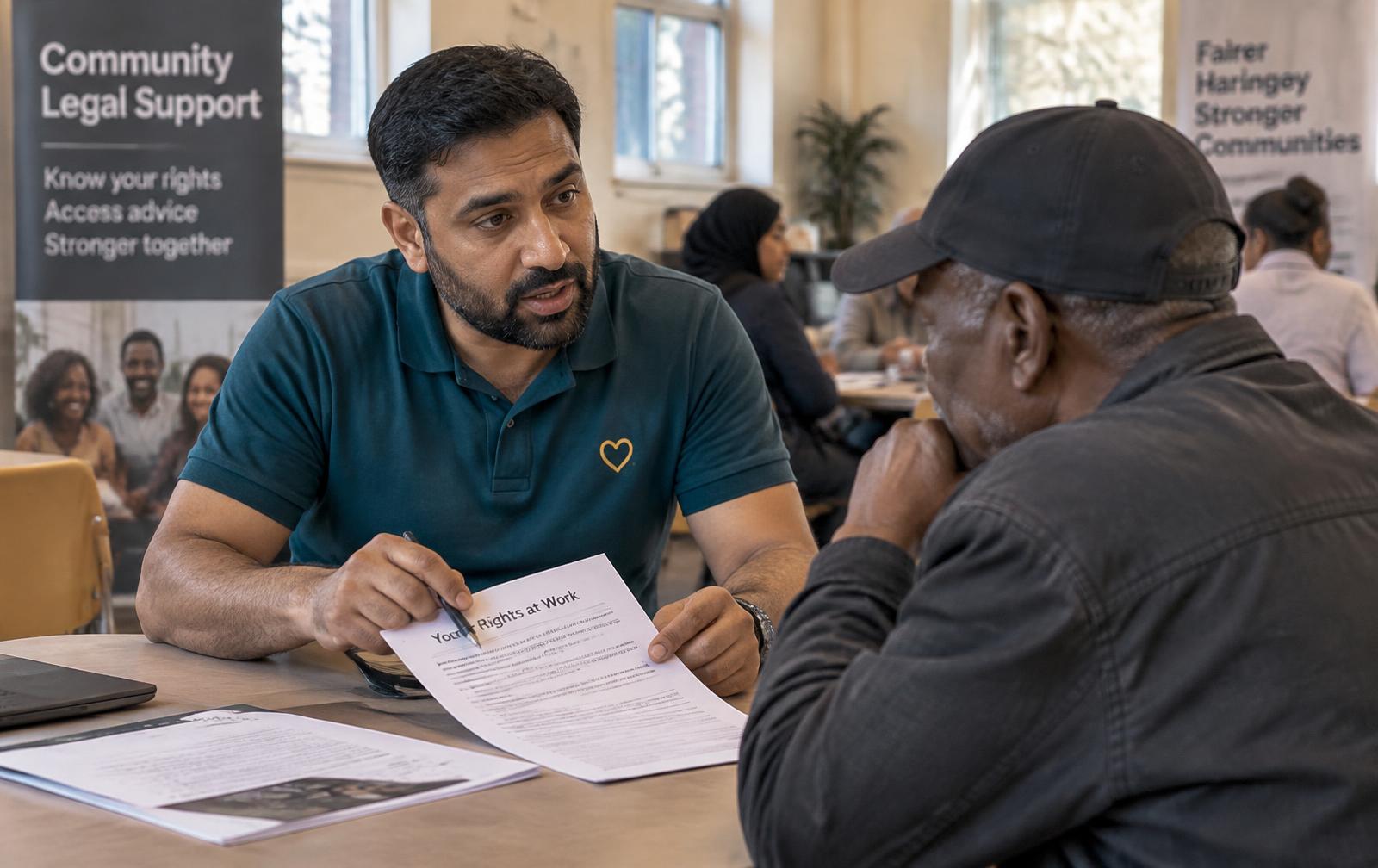 Madrid Foundation volunteers working on civil rights advocacy